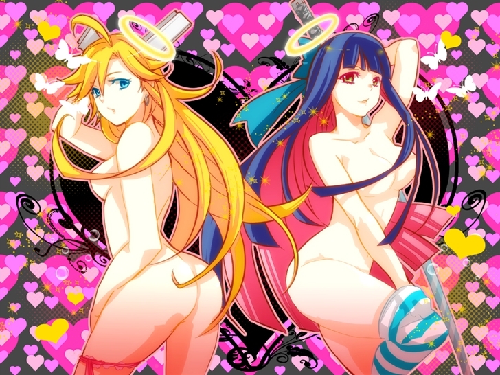 panty and stocking (panty & stocking with garterbelt) drawn by uejin.